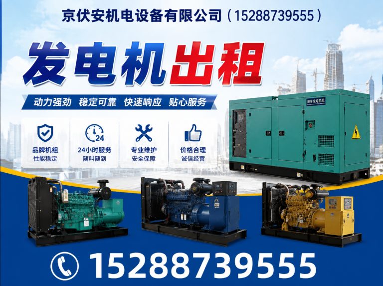 河源柴油发电机组出租展示图