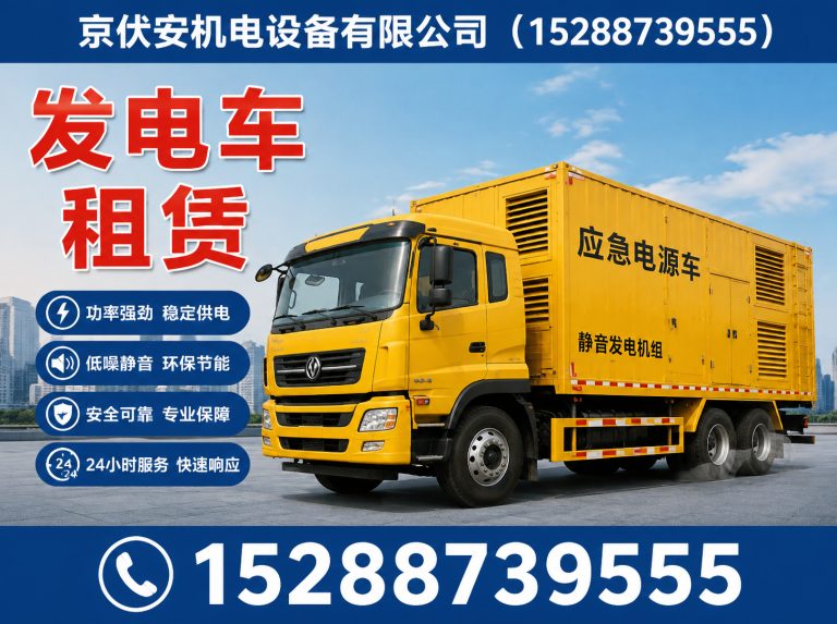 河源发电机出租展示图